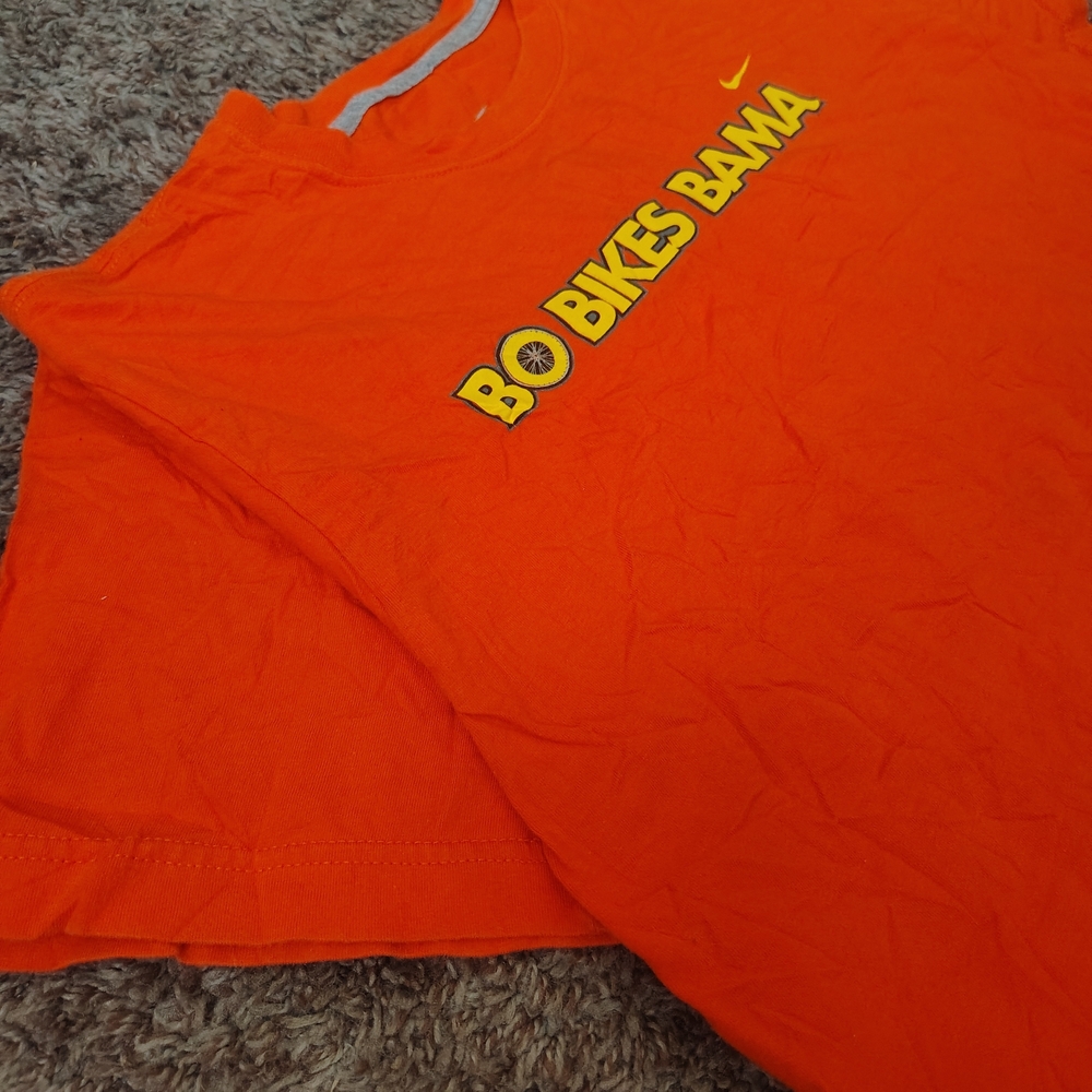 Nike Orange 'Bo Bikes Bama' Short Sleeve Tee
